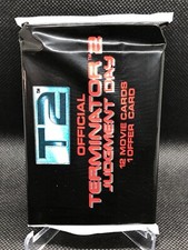 T2 Terminator 2 Judgment Day Official Trading Cards 1991 Impel 1 Wax Pack Sealed