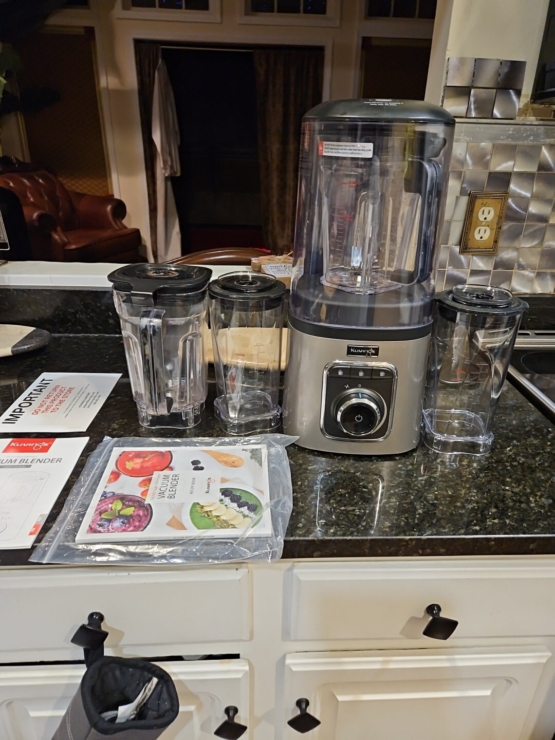 Kuvings Vacuum Blender SV500S With 4 Containers eBay