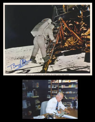EDWIN BUZZ ALDRIN Signed PHOTO NASA Apollo 11 Autographed Astronaut Moon Lunar
