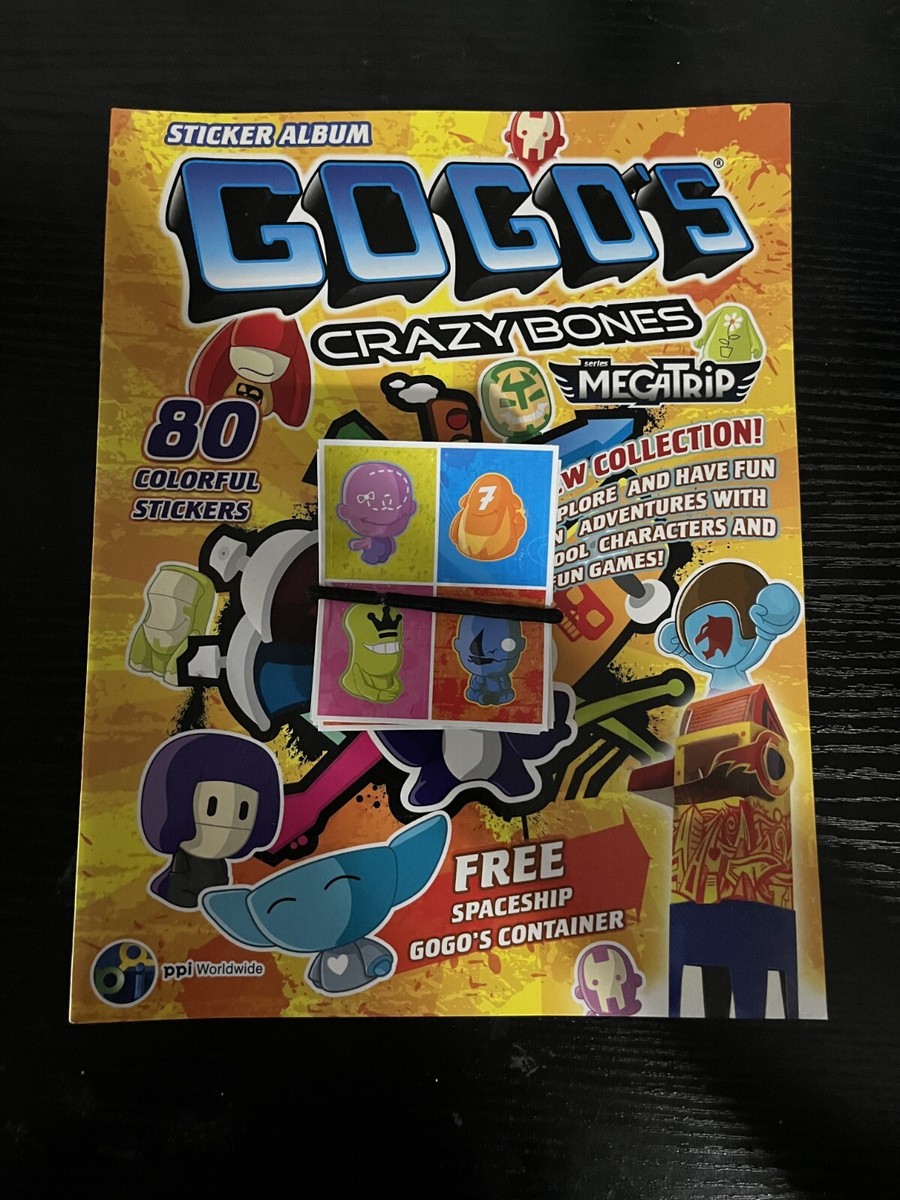 ポコ　シールセット　1/2 Gogos Crazy Bones Philippines Megatrip Album and Full Sticker Set
