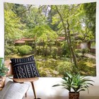 Forest Trees Are Green 3D Wall Hang Cloth Tapestry Fabric Decorations Decor