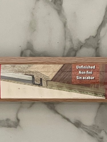 36" Hardwood Transition M-D Building Products #48901 w/Snap Track - Picture 2 of 3