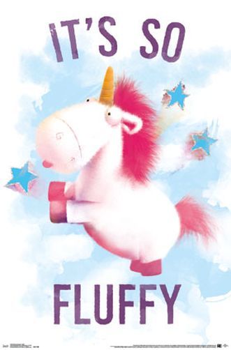 IT/'S SO FLUFFY POSTER 22 x 34 CUTE UNICORNICOPIA 14548 UNICORN