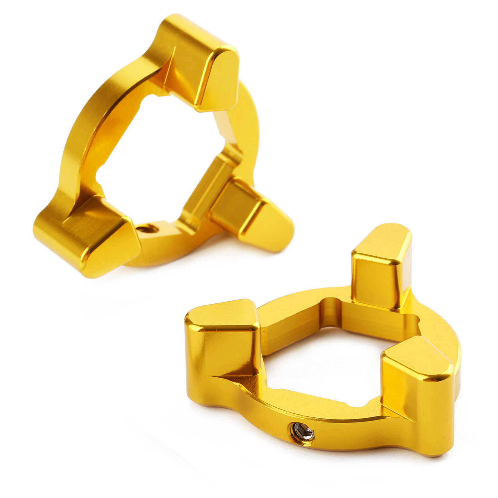 2Pcs 22mm Motorcycle CNC Fork Preload Adjusters Gold For Buell Lightning 2005/06