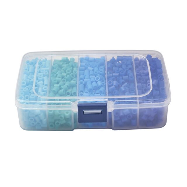 1 Box Blue Tube 5mm PE DIY Fuse Beads Refills for Kids 5x5mm Hole 3mn 1900pcs 1 Box Blue Tube 5mm PE DIY Fuse Beads Refills for Kids 5x5mm Hole 3mn 1900pcs