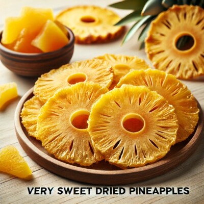 Survival Food 1lb Sweet Dehydrated Pineapples Free Shipping 