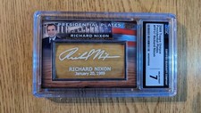 RICHARD NIXON 2009 Topps Unique Presidential Plates Bat Barrel PP37 Near MINT