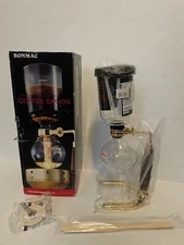 New BONMAC Coffee Siphon TCA-2BM, 3 Cup, From Japan Lucky Coffee Machine Co
