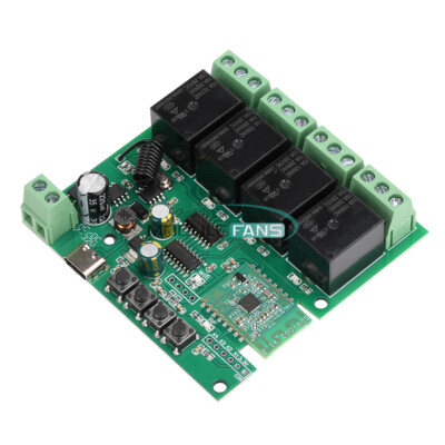 4 Channels Relay Switch Module 433MHZ RF APP Wireless Remote Control For eWeLink