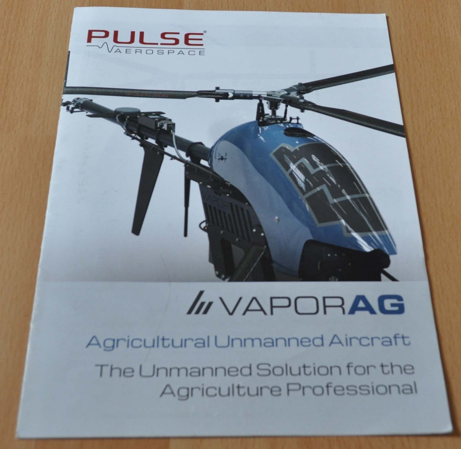 Pulse Aerospace Vaporag Agricultural Helicopter Brochure Prospekt | eBay