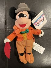 Walt Disney A Christmas Carol BOB CRATCHIT Mickey Mouse 9" Plush Figure NEW NWT