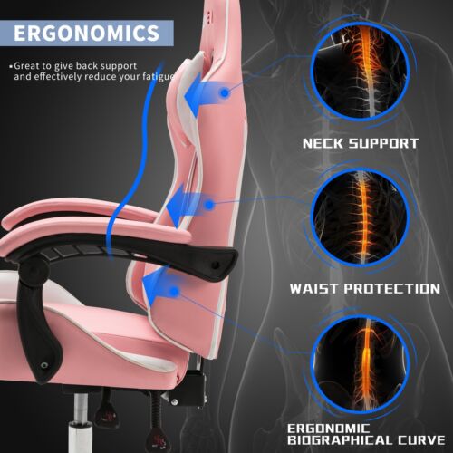 Gaming Chair Ergonomic Computer Office Chair Recliner Swivel Seat🎁🎁🎁 - Picture 22 of 79