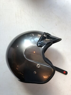 Cyber Helmets U-6 2015 Motorcycle Helmet 3/4 Open Face Deep Silver Size Medium
