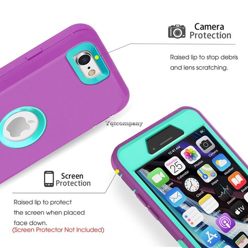 For iPhone SE 2nd 3rd Gen 2022 11 12 13 16 Pro Max Case Hybrid Shockproof Cover - Picture 83 of 89