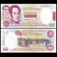 Venezuela 1000 1,000 Bolivares, 1998,  P-76c, UNC