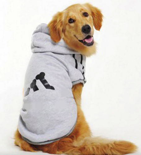 ADIDAS Sports Hoodie Warm Winter Jumper Pet Dog Clothing Small to Huge Dogs - Picture 12 of 13