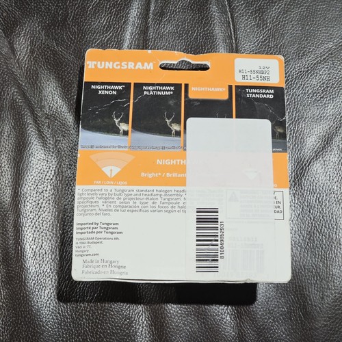 2 In 1 H11 Long Life Halogen Auto Bulb Lamps 12V 55W LL H11-55NH NIGHTHAWK NEW - Picture 2 of 2