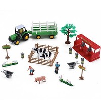 Farming Fun Playset With Playsets Tractor (dairy) Farming Fun Playset With Playsets Tractor (dairy)