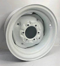 16 x 8  Wheel  Rim  6 Lug  Tractor   Ag   Farm   Implement    N16866 ag White