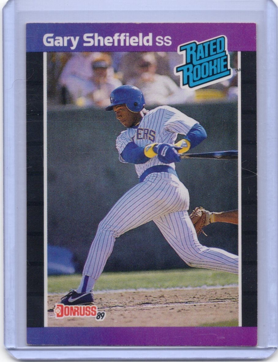 1989 Donruss Baseball Card #31 Gary Sheffield Rated Rookie