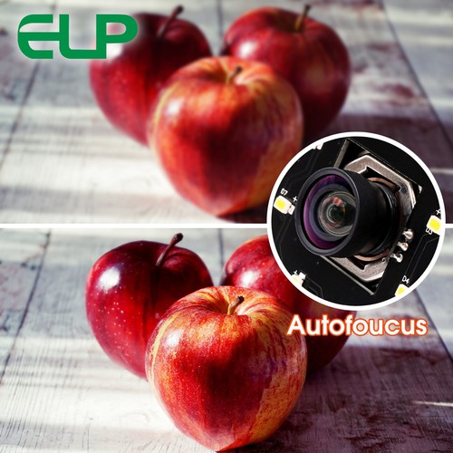 Cámara de visión nocturna ELP 4K 30 fps UHD enfoque automático USB cámara web con estuche LED blancos - Imagen 10 de 14