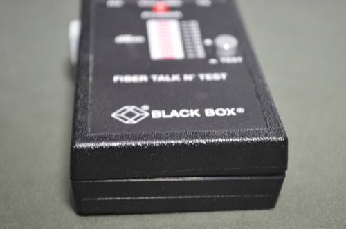 Black Box Pocket Fiber Optic Talk N' Test Cable Tester Model TS054A Made in USA - Picture 6 of 7