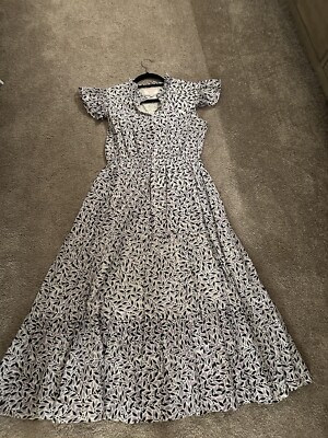 short sleeve house dress Loungees Short Sleeve Royal Monotone Lounge House Dress Caftan