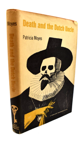 Death and the Dutch Uncle by Moyes 1968 Hardcover Book Skull Key Novel Mystery