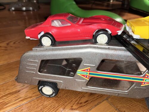 1970er Tonka Autoträger mit zwei Corvetten - Bild 4 von 7