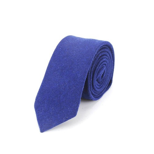 Men Herringbone Wool Blend Tweed Tie Wedding Groom Party Formal Occasion Necktie - Picture 7 of 15