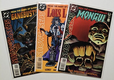 Showcase '95 #8-10 (8 9 10) MONGUL GANGBUSTER LOIS LANE 1995 DC SET NICE!