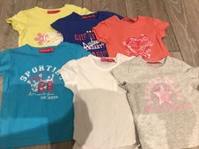 6x Girls T-shirts 9-12 Months