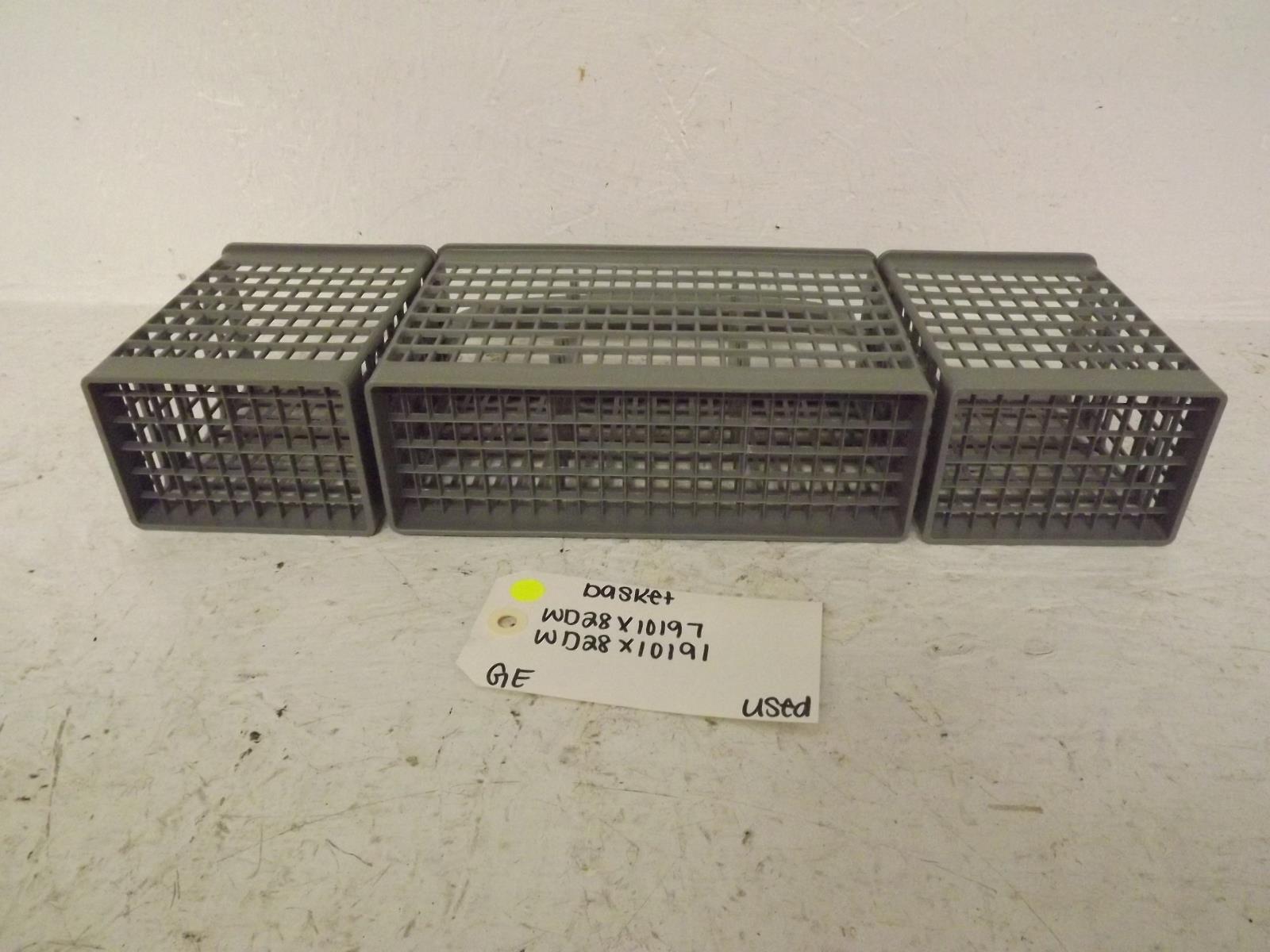 GE Dishwasher WD28X10197 WD28X10191 Silverware Basket Used eBay