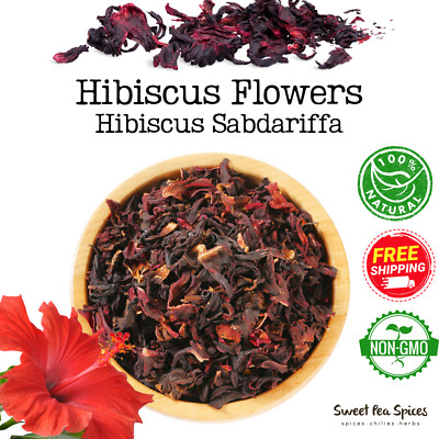 Organic Dried Hibiscus Flowers Bulk | Flor de Jamaica | Hibiscus Sabdariffa