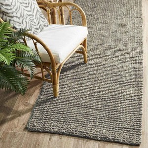 MORAINE-SILVER-BEIGE-NATURAL-CHUNKY-JUTE-FLATWEAVE-FLOOR-RUNNER-80x300cm-NEW