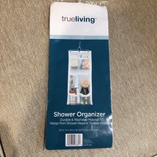 True Living Shower Organizer  Mesh  25" x 14"  New