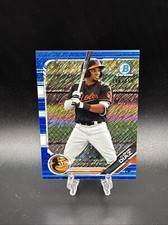 2019 Bowman Chrome Prospects Yusniel Diaz #BCP-109 Blue Shimmer Refractor /150