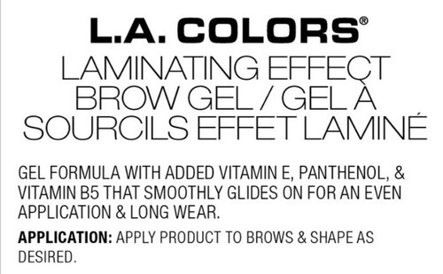 Browie Wowie Brow Gel Clear Hairspray For Brows Defines Shape LA Colors SEALED - Picture 2 of 3