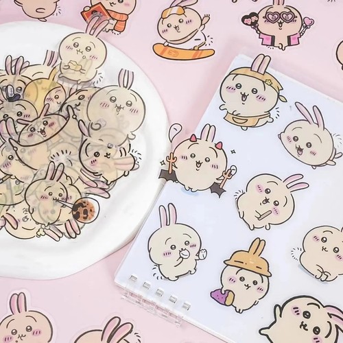 180Pcs Chiikawa Usagi Hachiwarem Cute Waterproof Sticker Decoration - Picture 5 of 9