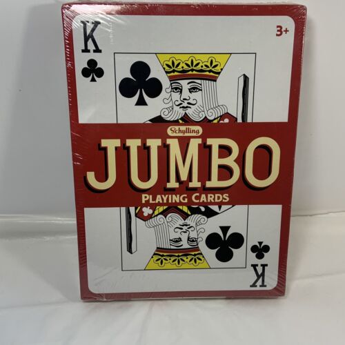 Schylling Jumbo Playing Cards The Big Deal Giant Cards 11 in - Picture 2 of 4