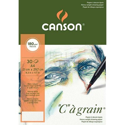 BLOCCO CARTA '' C A GRAIN '' F.TO A4 30 FOGLI GR180 GR
