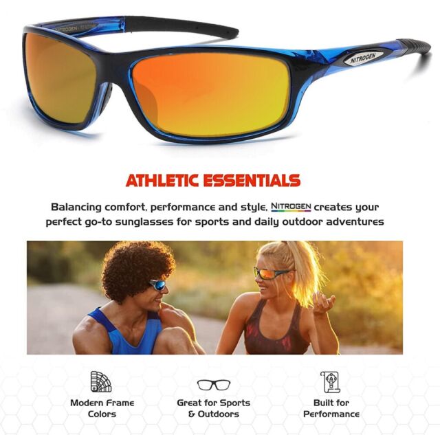 Wrap Sports Sunglasses Outdoor Cycling Driving Fishing Glasses UV400 USA Seller Wrap Sports Sunglasses Outdoor Cycling Driving Fishing Glasses UV400 USA Seller