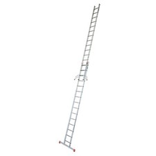 Krause Monto Fabilo Alu Schiebeleiter Anlegeleiter 2x15 Sprossen Leiter 2-teilig