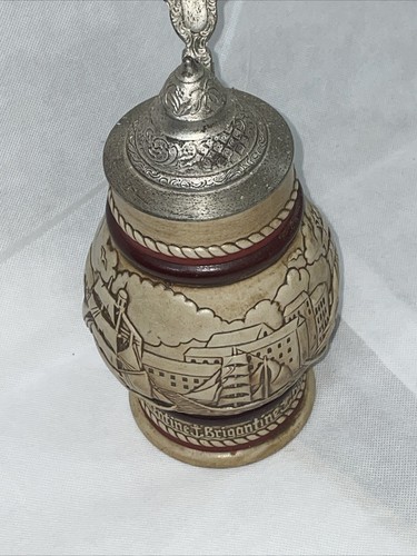 Avon Tall Ships Beer Stein 1977 Handcrafted Brazil Ceramarte Ceramic NO CHIPS - Picture 17 of 24