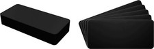  30 CD Disc Jewel Case Shelf Divider Cards - 3"x6-3/4" - Black HEAVY DUTY 40mil