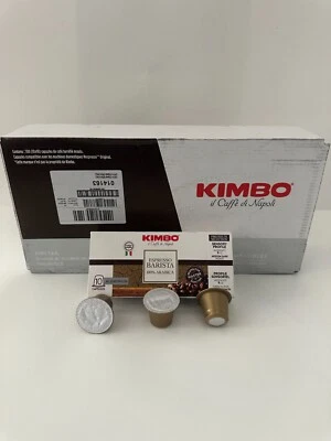 KIMBO BARISTA ALUMINUM (100 Capsules) Nespresso Compatible BEST BEFORE 10/23