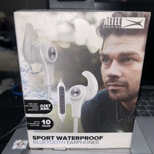 Altec Lansing  Sport Waterproof Bluetooth Earphones Blue  NEW 