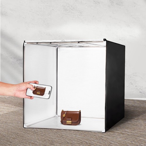 VEVOR Box Fotografico per Studio Fotografico 100x100cm 5600K con 210 Luci LED - Photo 8/12