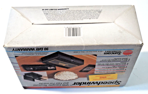 Suncom Speedwinder VHS Video Cassette Rewinder Fast Forward kabellos tragbar - Bild 6 von 14