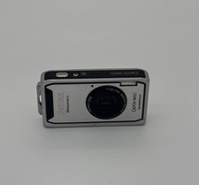 PENTAX Optio W60 Digital Camera 10.1MP Silver Waterproof 5x Wide Zoom Tested